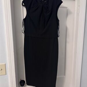 Maggy London Black Midi Dress